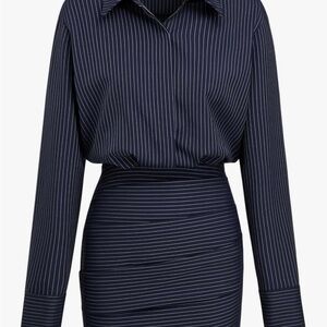 Cider Navy Striped Shirt